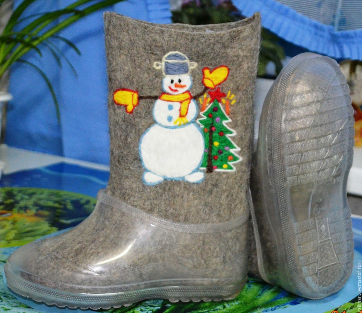 Валенки Кукмор расписные