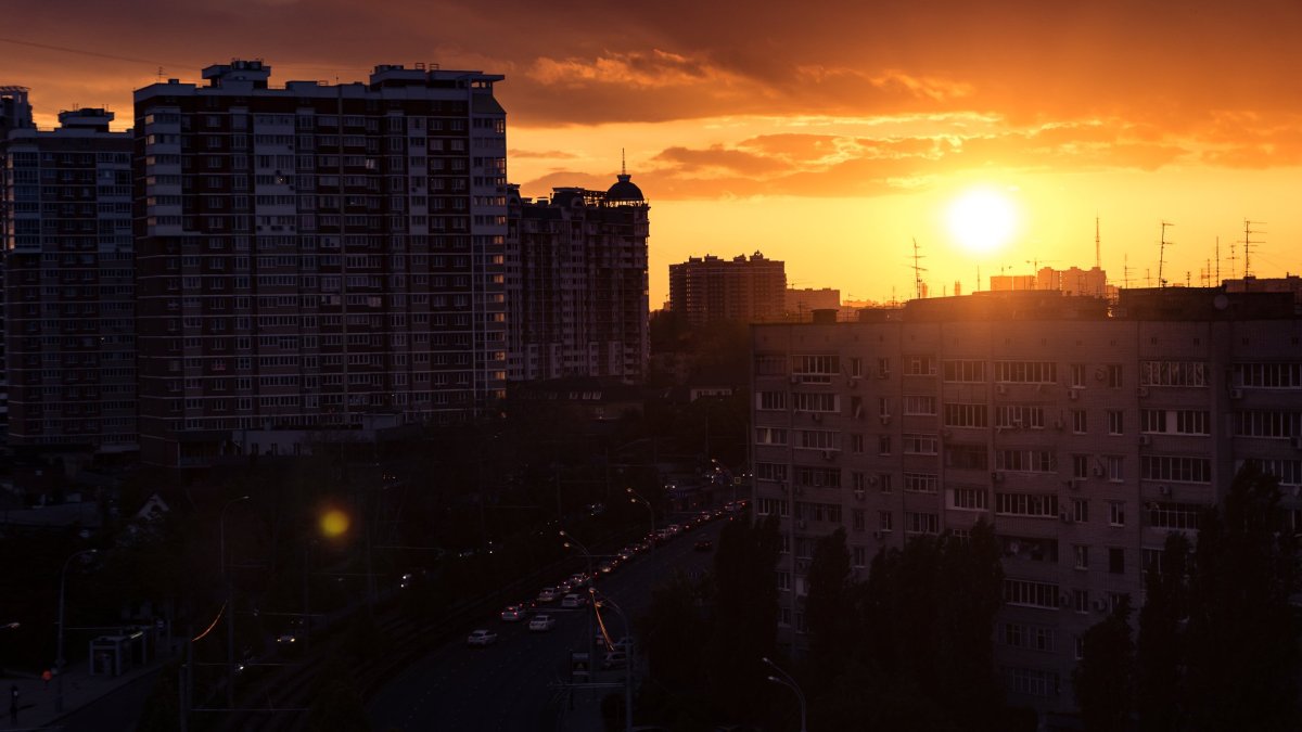 Рассвет многоэтажки