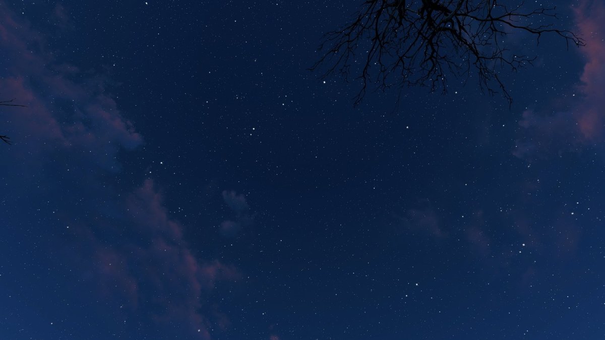 Ночное небо эстетика