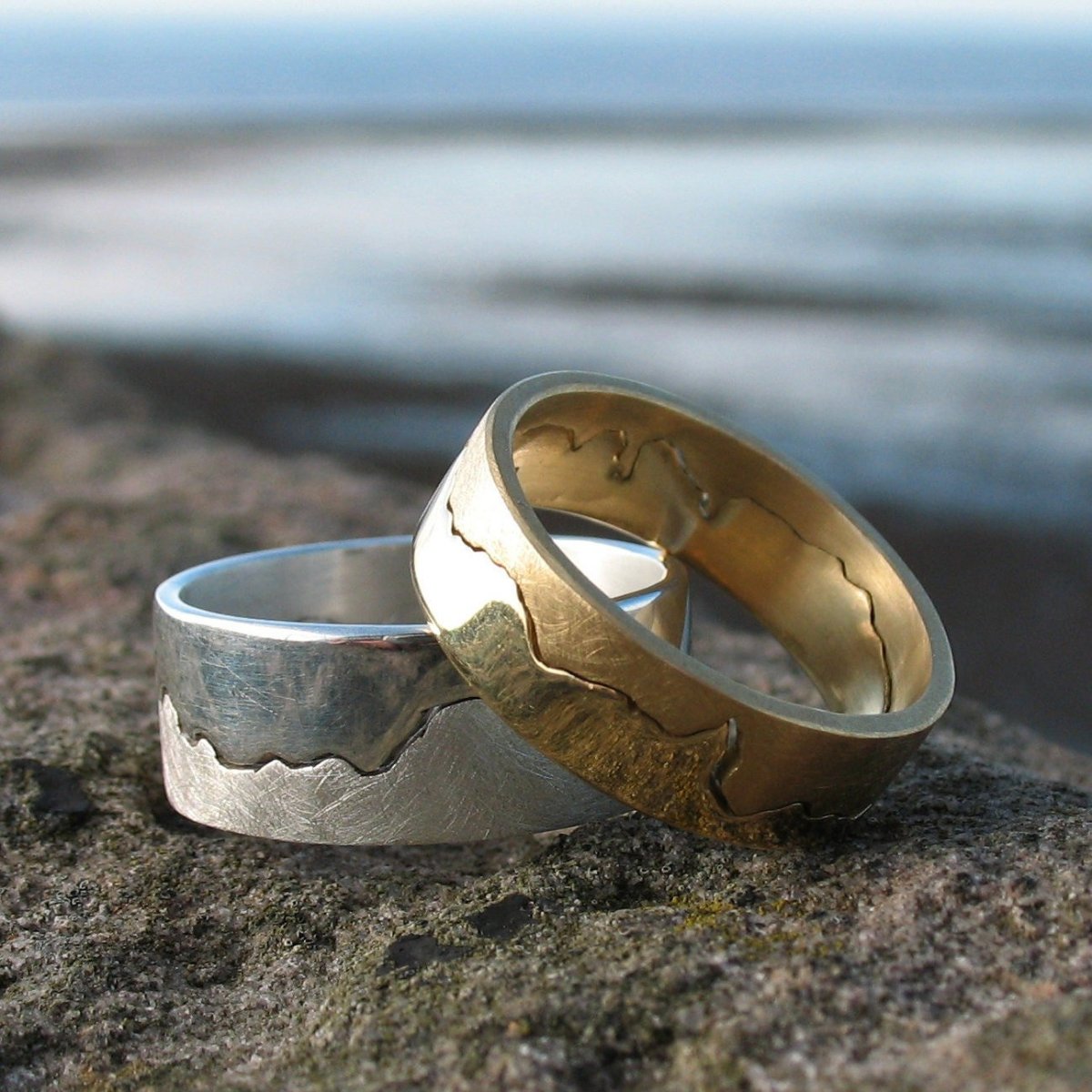 Кольца свадебные серебро