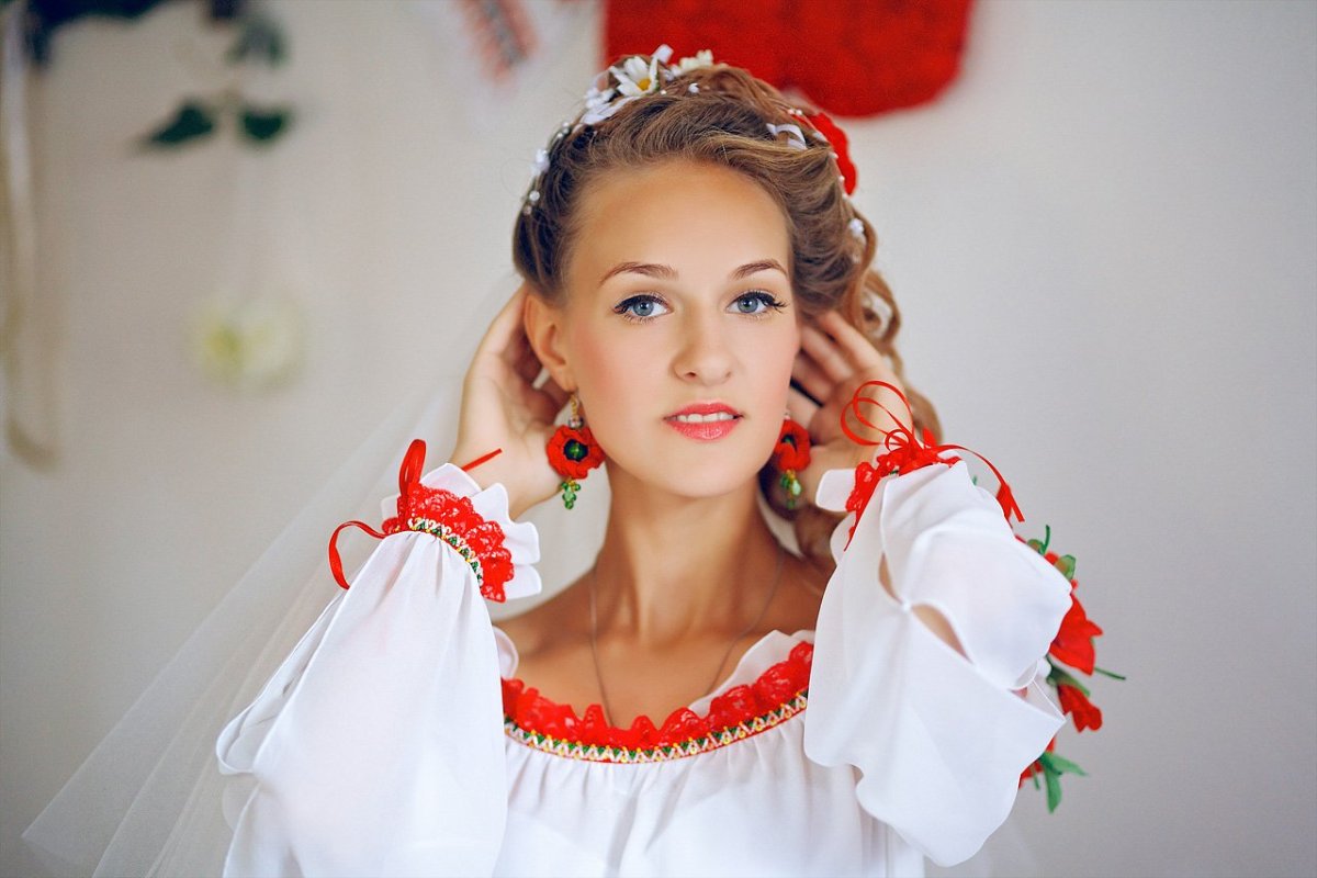 Русские народные прически