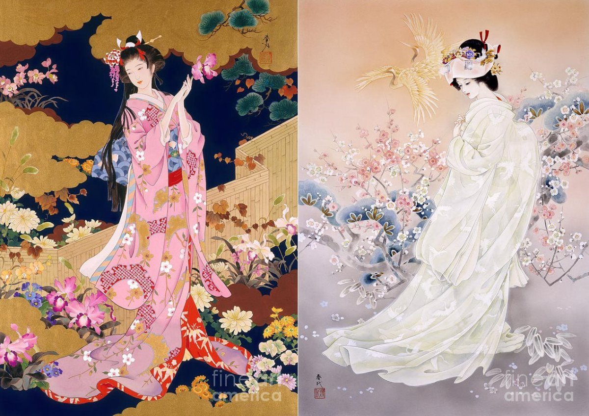 Haruyo Morita портреты гейши