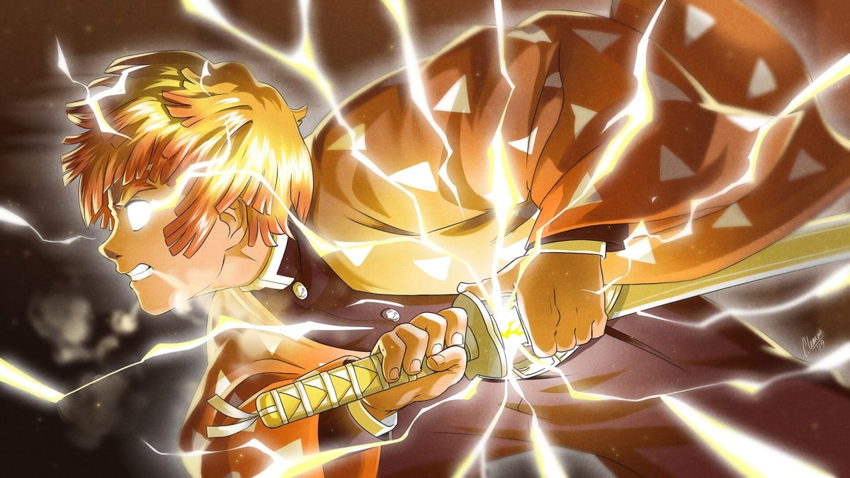 Demon Slayer аниме Zenitsu