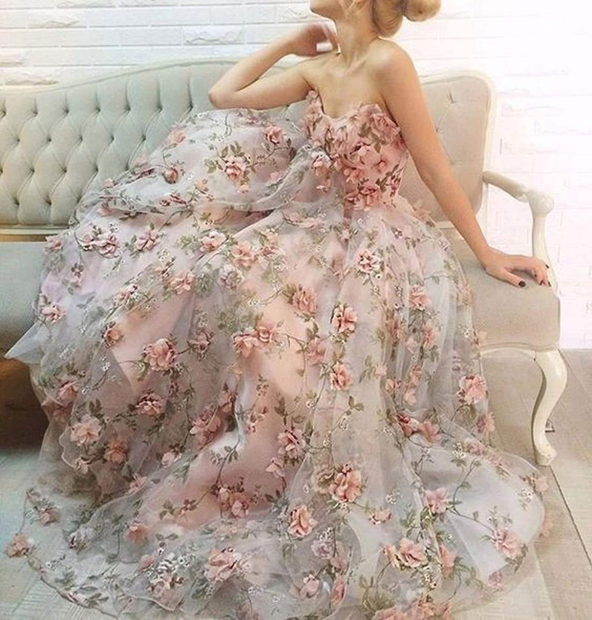 Свадебное платье из Микадо