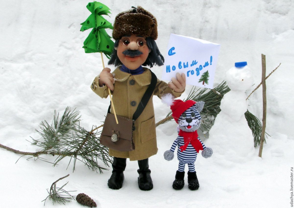 Новогодний персонаж поделка