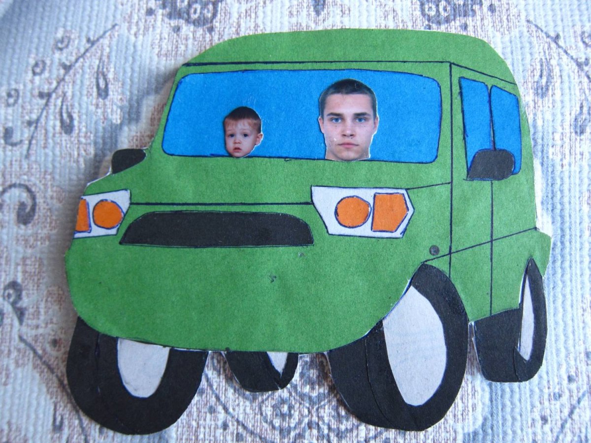 Машинки из гофрокартона