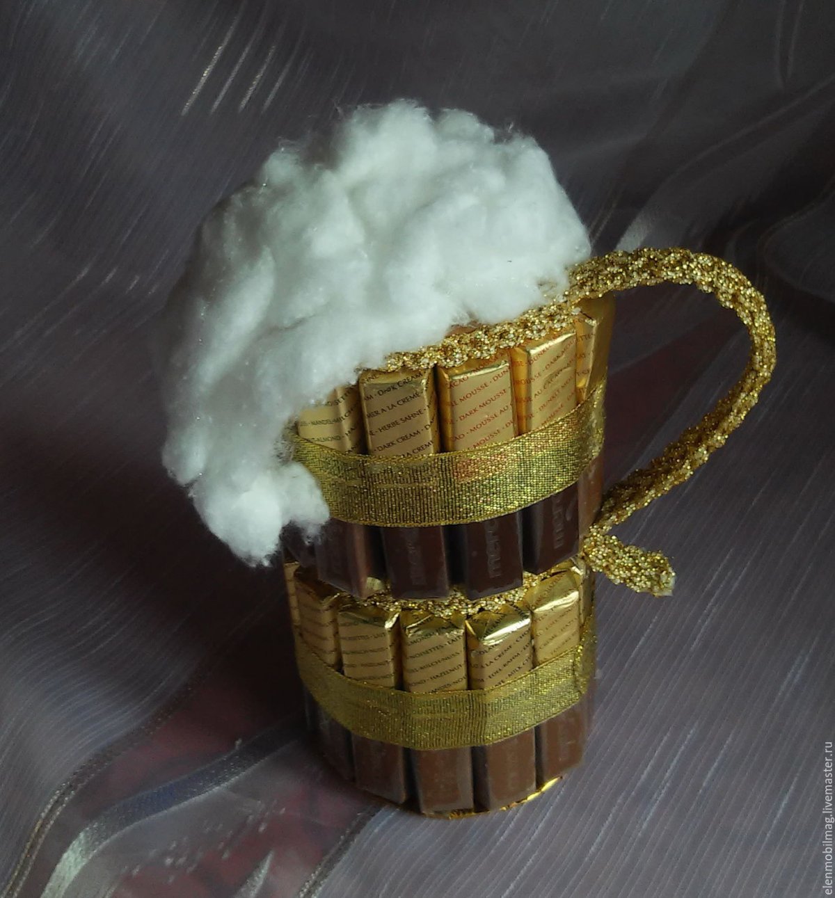 Ручка из шоколада