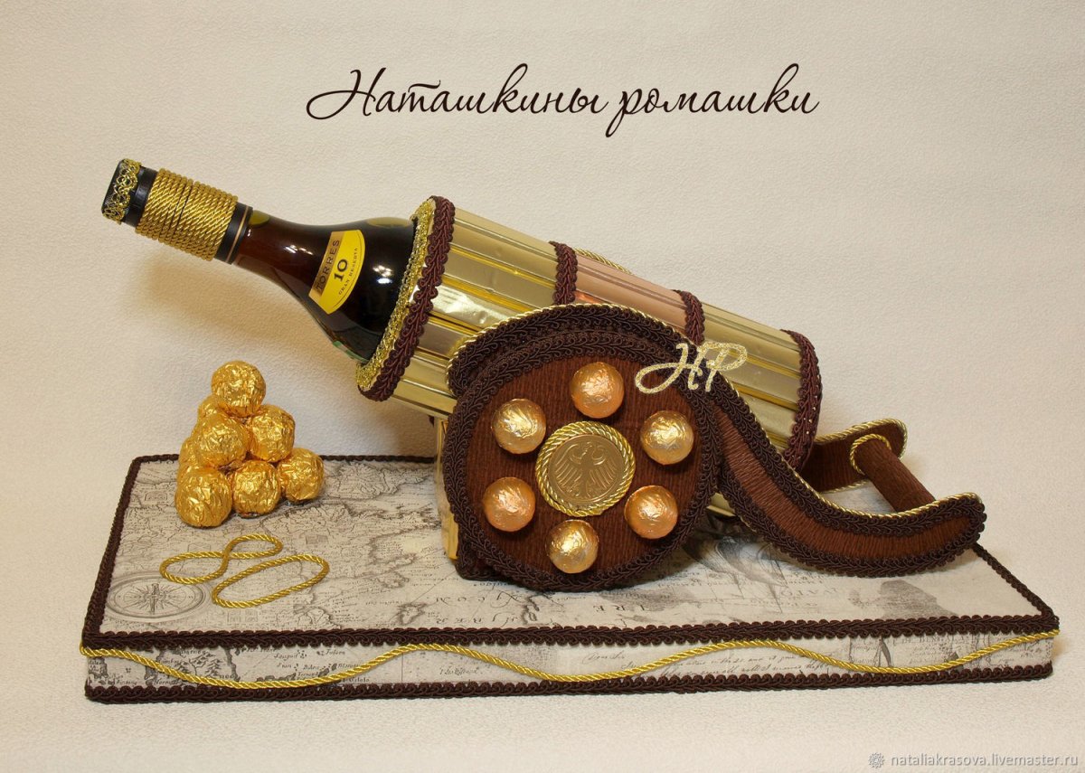 Композиции из конфет для мужчин