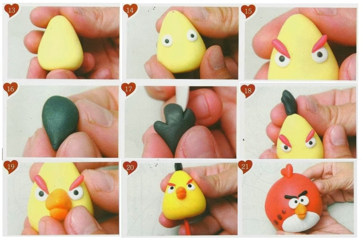 Фигурки из пластилина