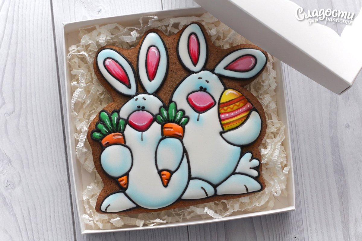 Пасхальный кролик из фанеры
