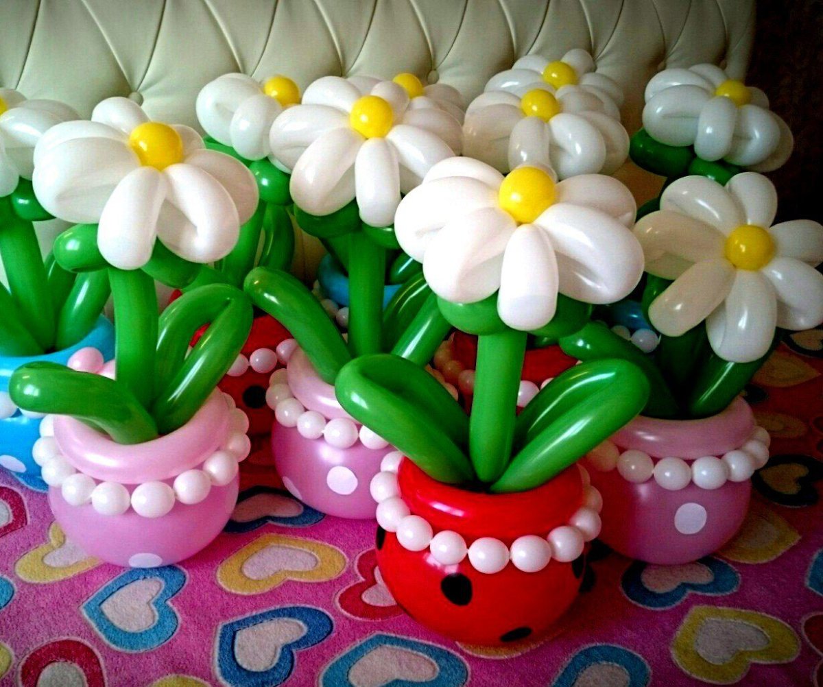 Фигурки из шаров колбасок