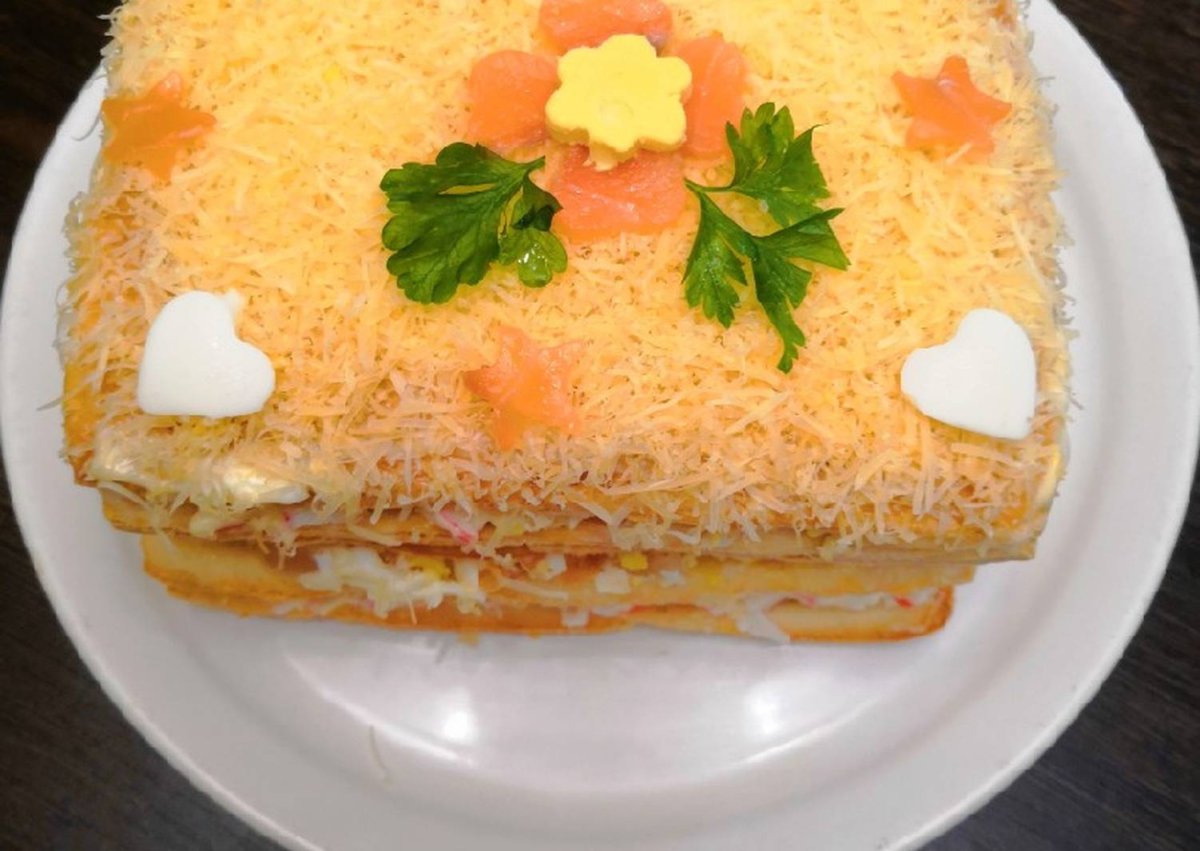 Закусочный торт из тыквы