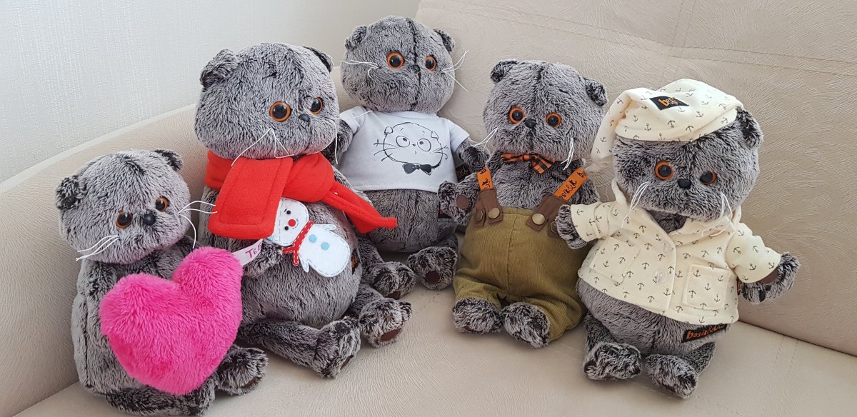 Кот Басик из полимерной глины