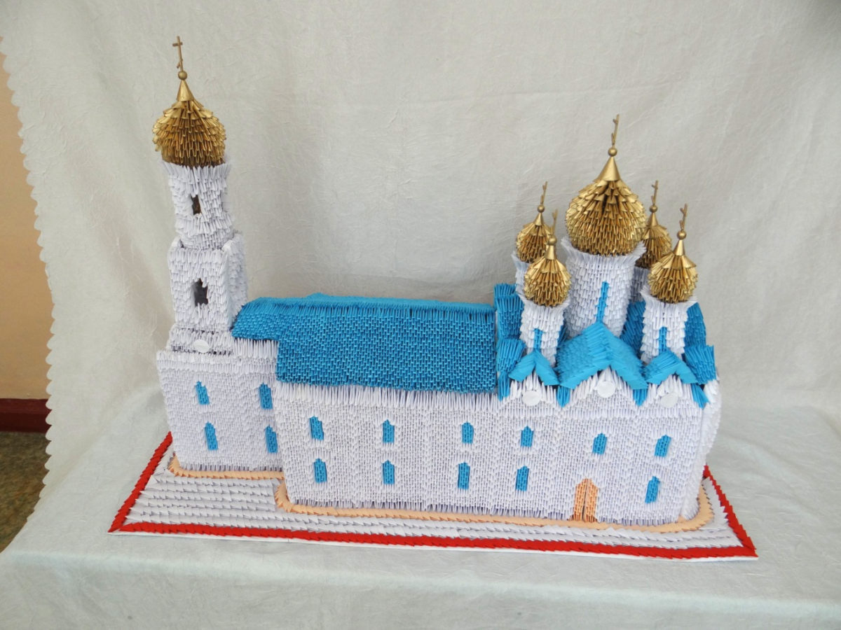 Храм из соленого теста