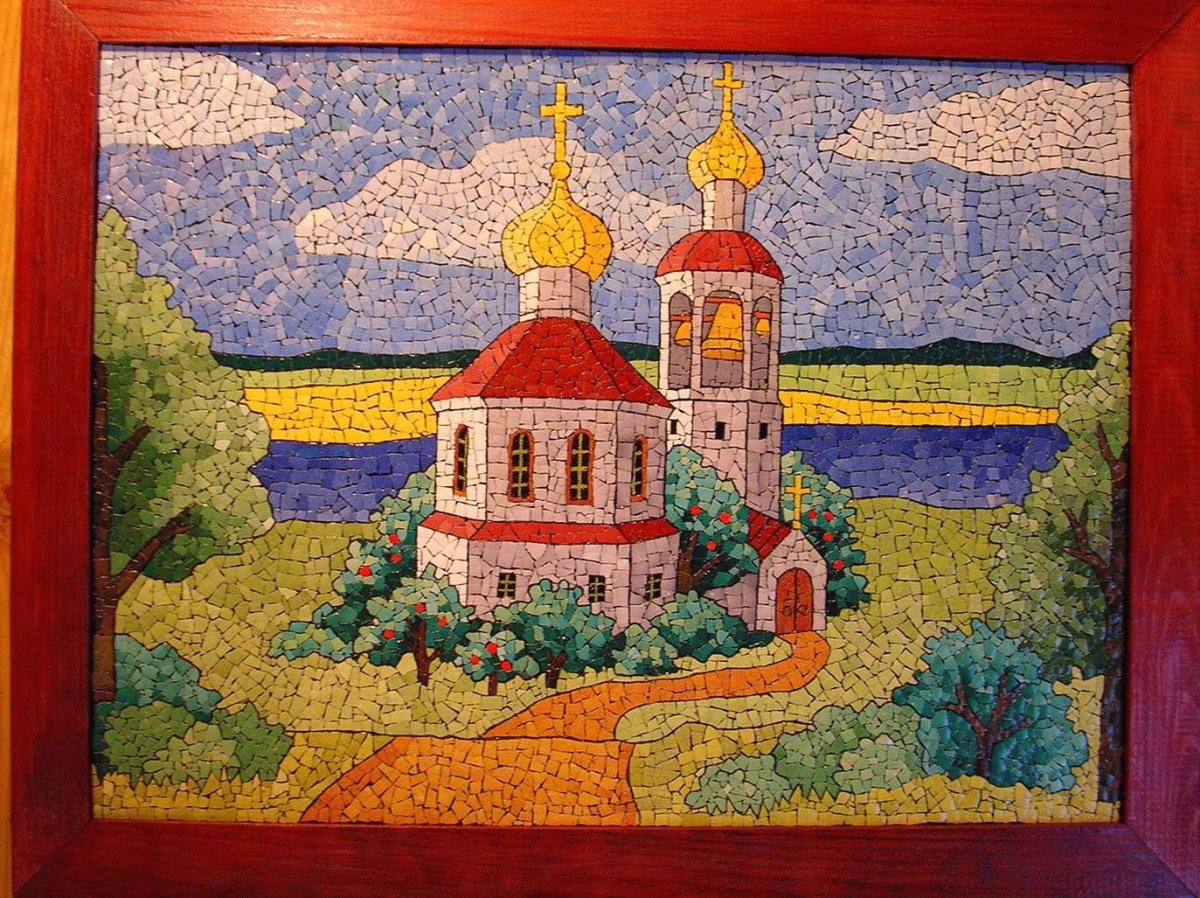 Купол для церкви из спичек
