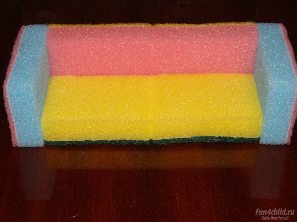 Игрушки из губки