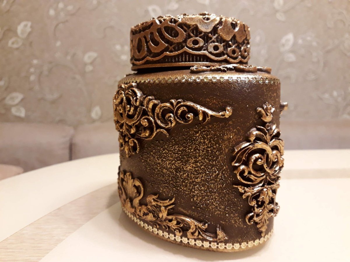 Декор кофейной банки