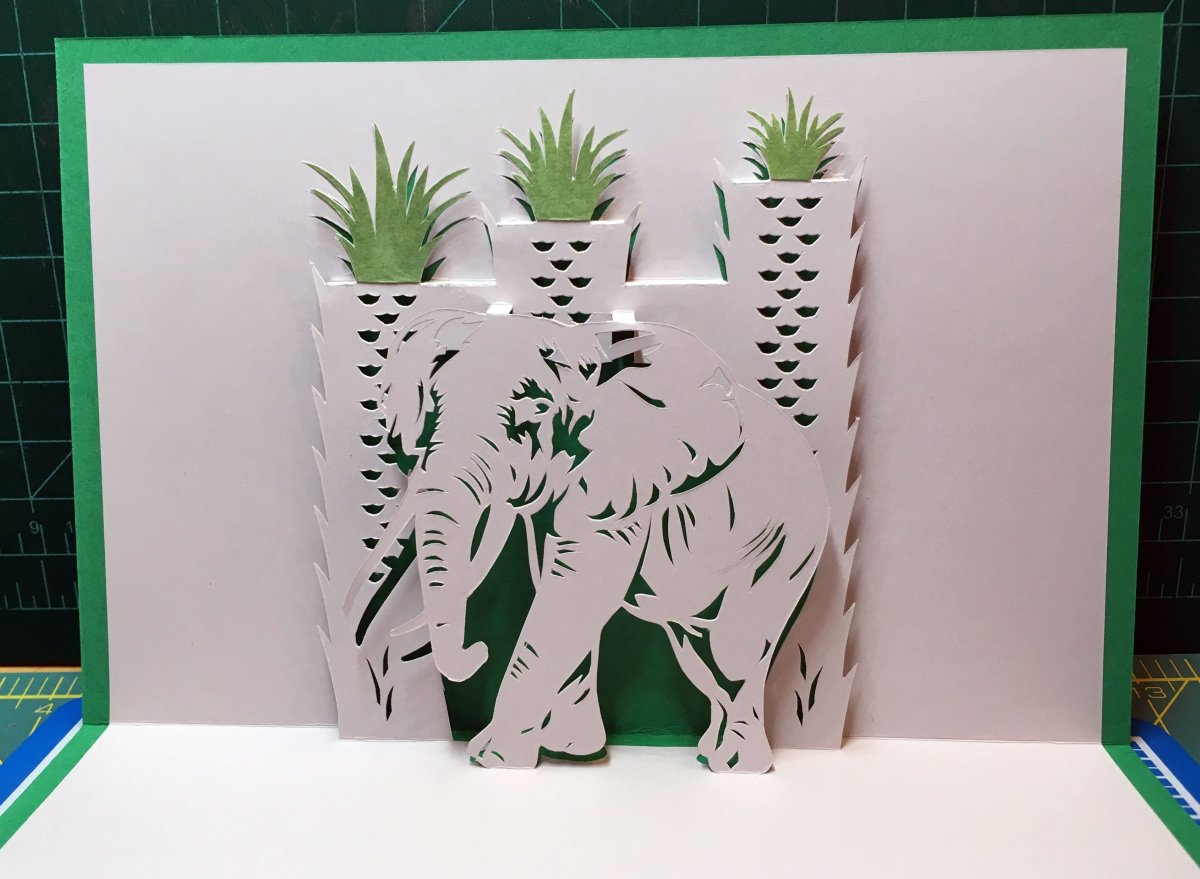 Киригами, Pop-up