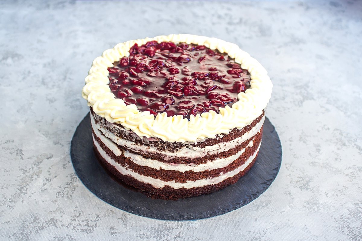 Шварцвальдский вишневый торт Schwarzwälder Kirschtorte