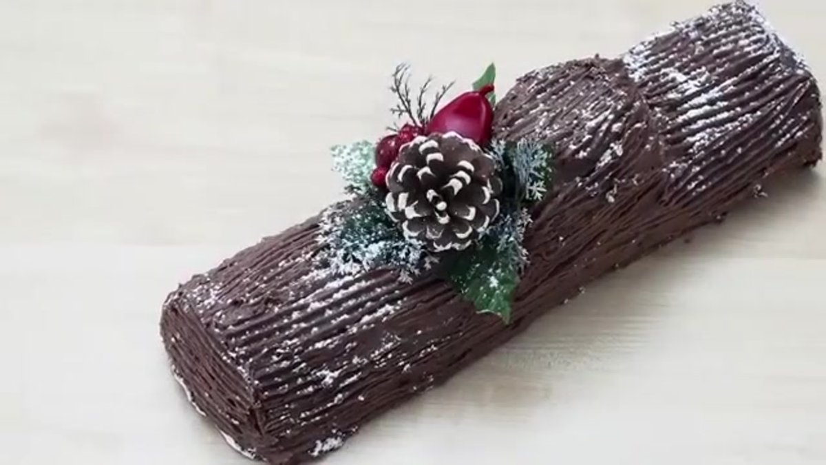 Торт Наполеон полено