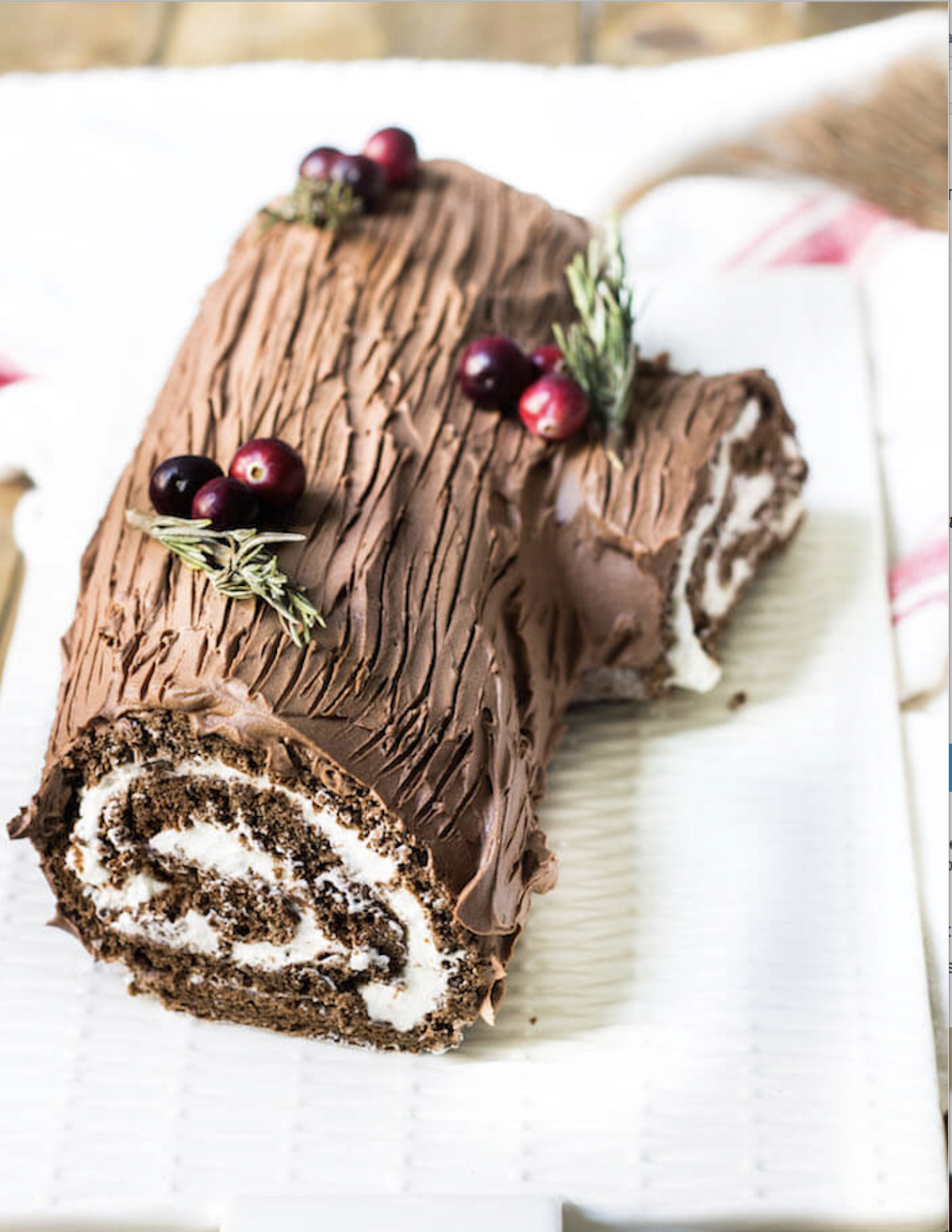Bûche de noël Рождественское полено