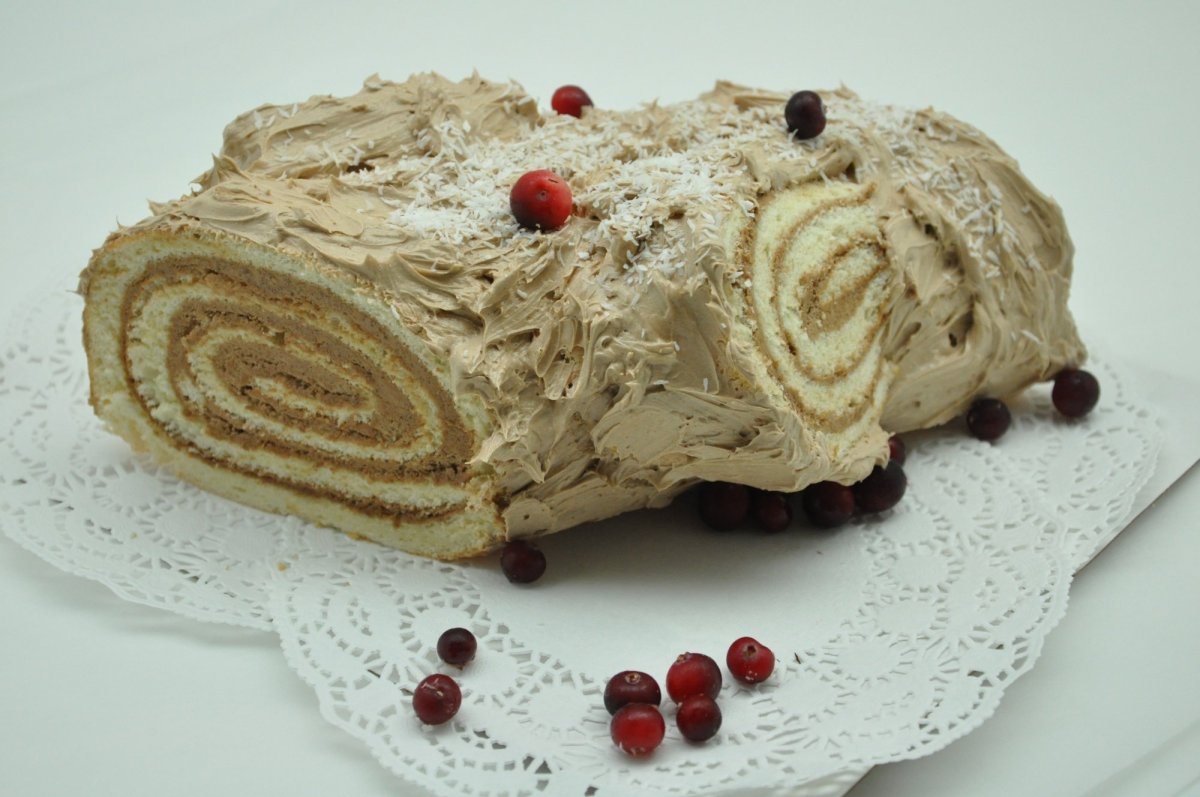 Bûche de noël Рождественское полено