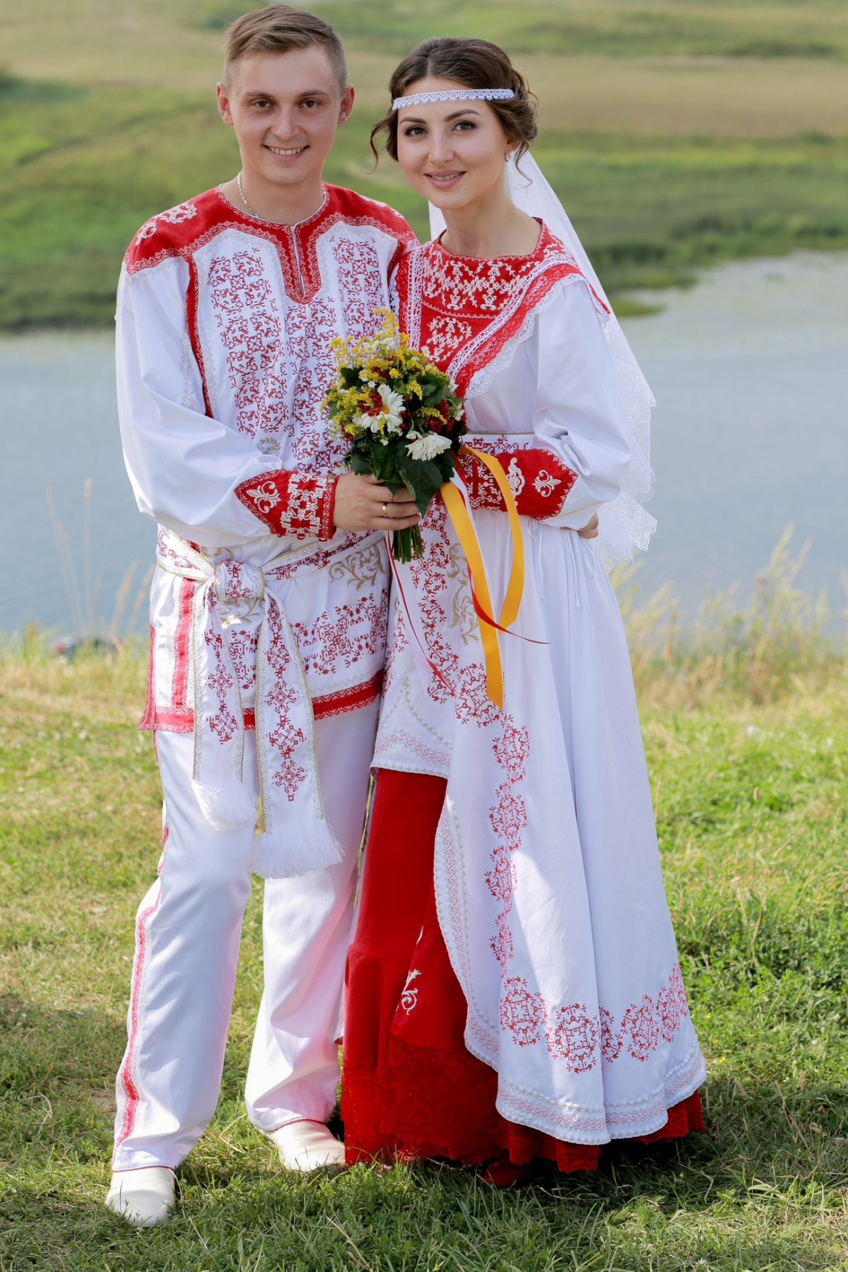 Славянский свадебный наряд