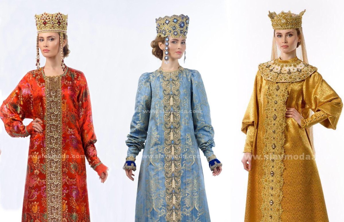 Старинные русские Свадебные Наряды