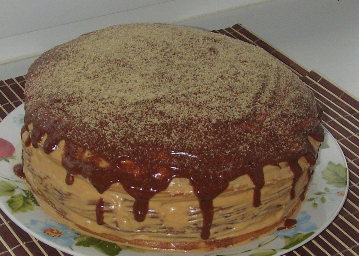 Тортик с мишуткой