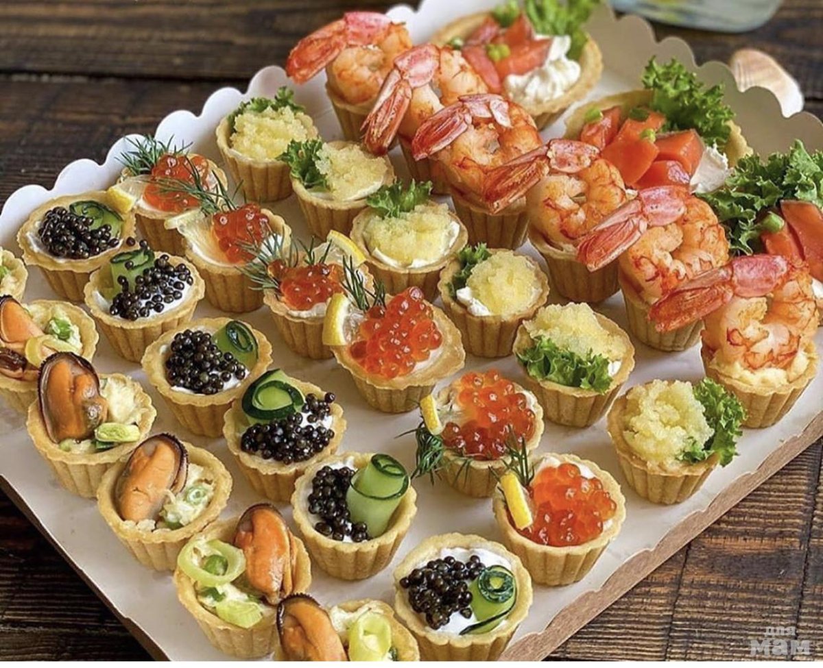 Закуски на праздничный Фуршет