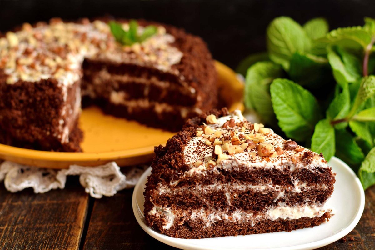 Hazelnut Chocolate Cake