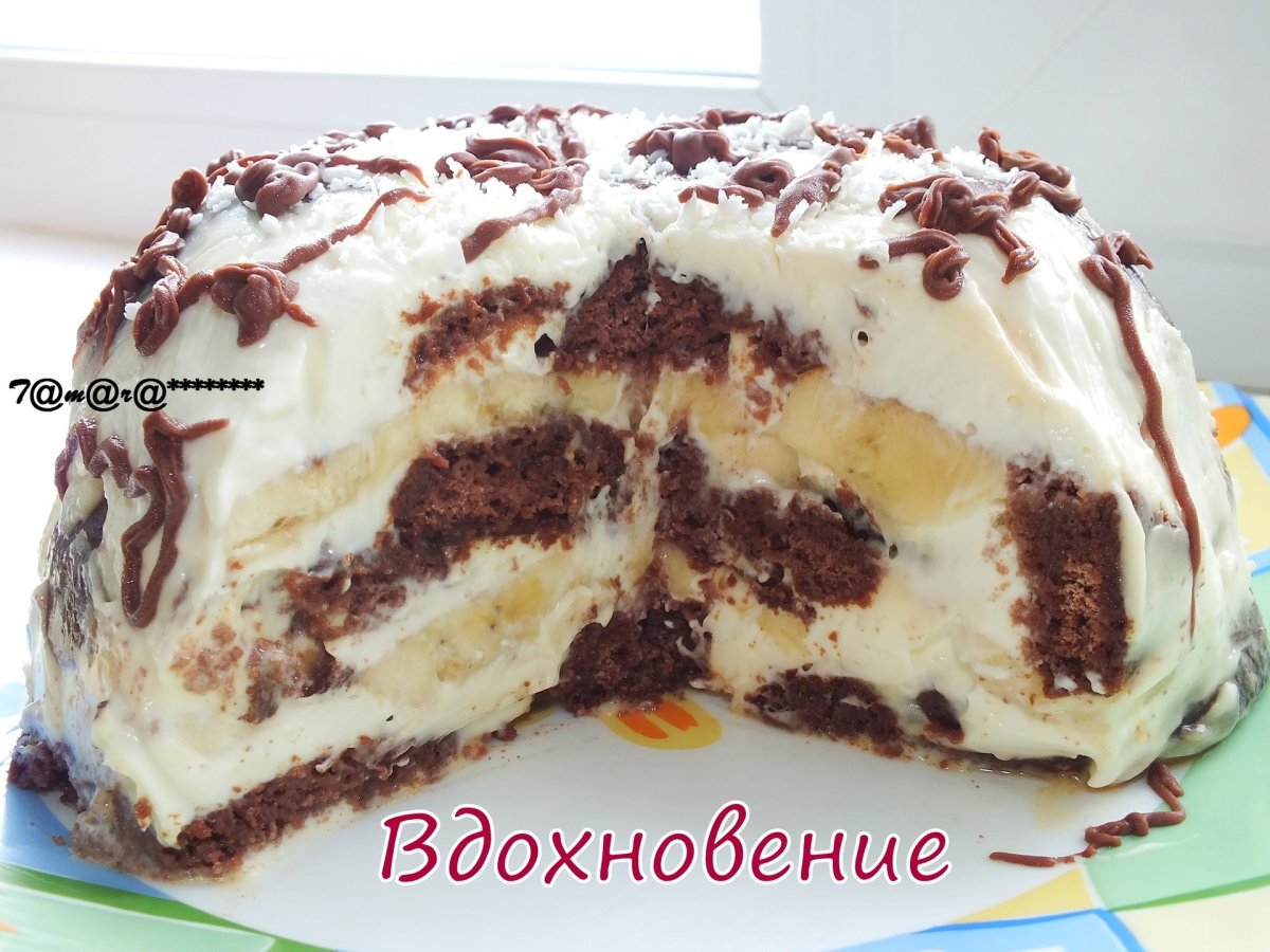 Торт из пряников без выпечки