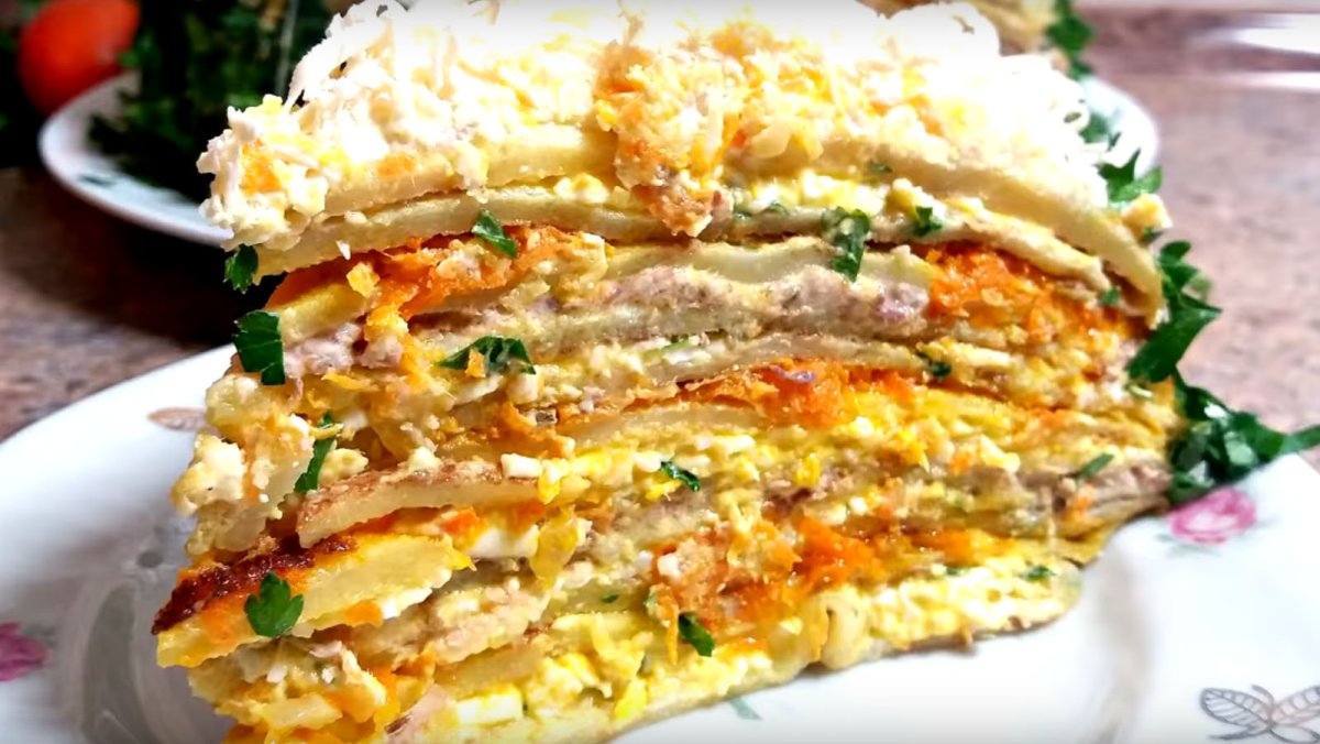 Оксана Пашко закусочный торт