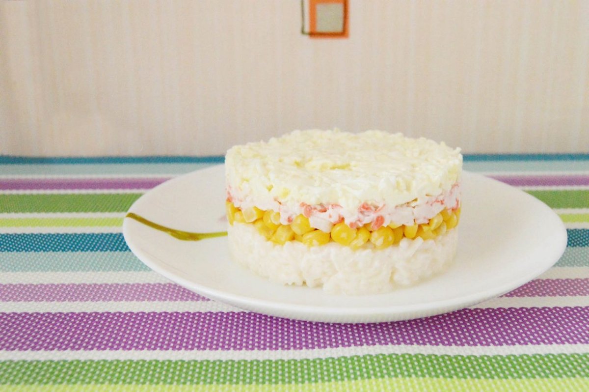 Салат Королевский с крабовыми палочками