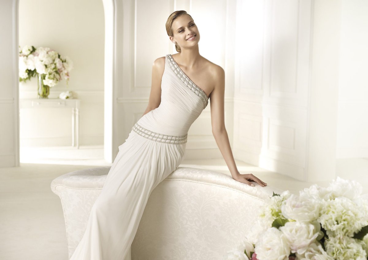 Pronovias Свадебные платья в греческом стиле 2010 год
