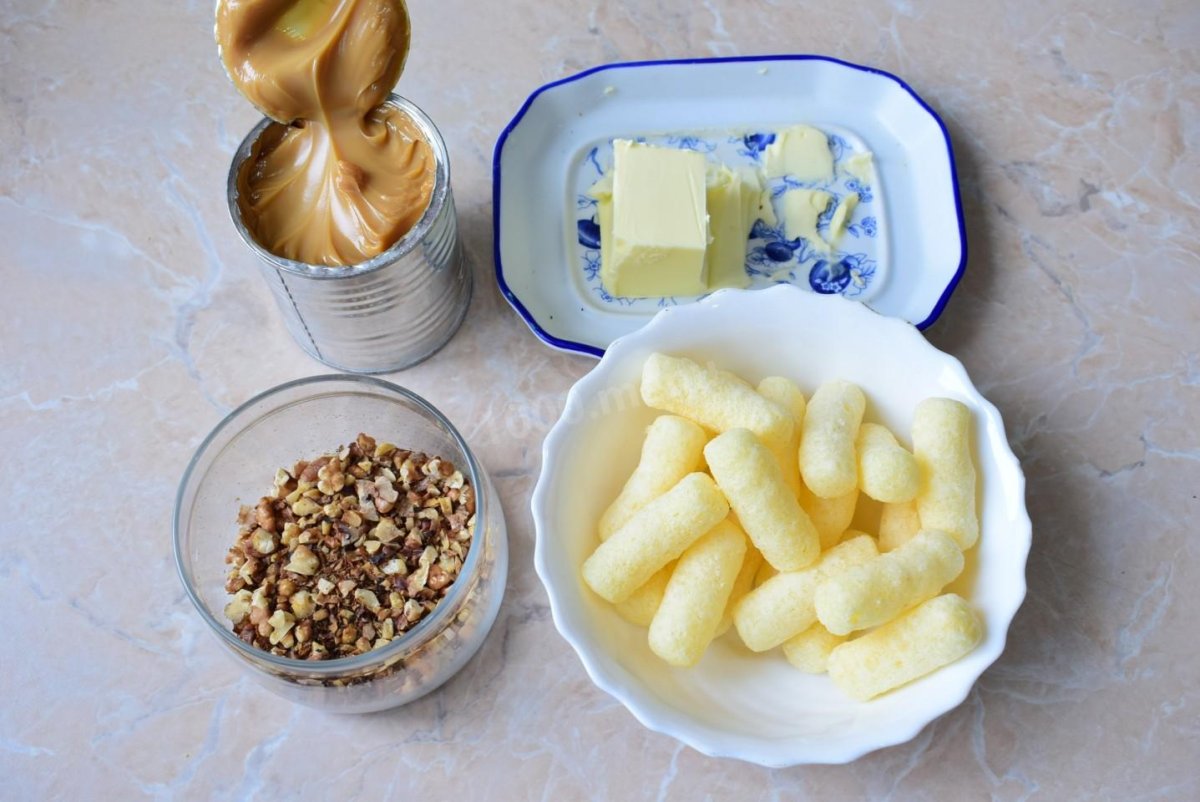 Десерт с кукурузными палочками