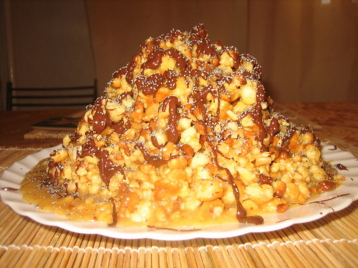 Десерт с кукурузными палочками