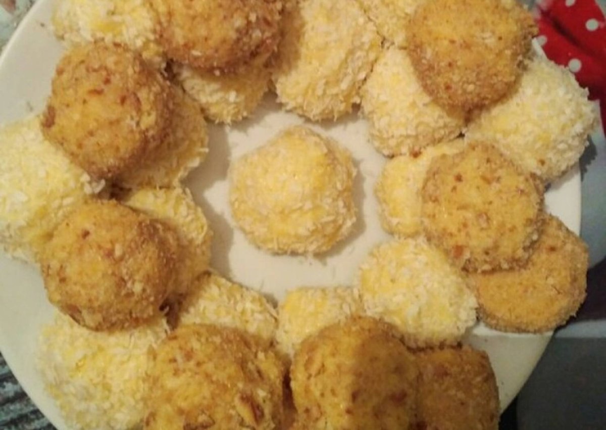 Рафаэлло из кукурузных палочек