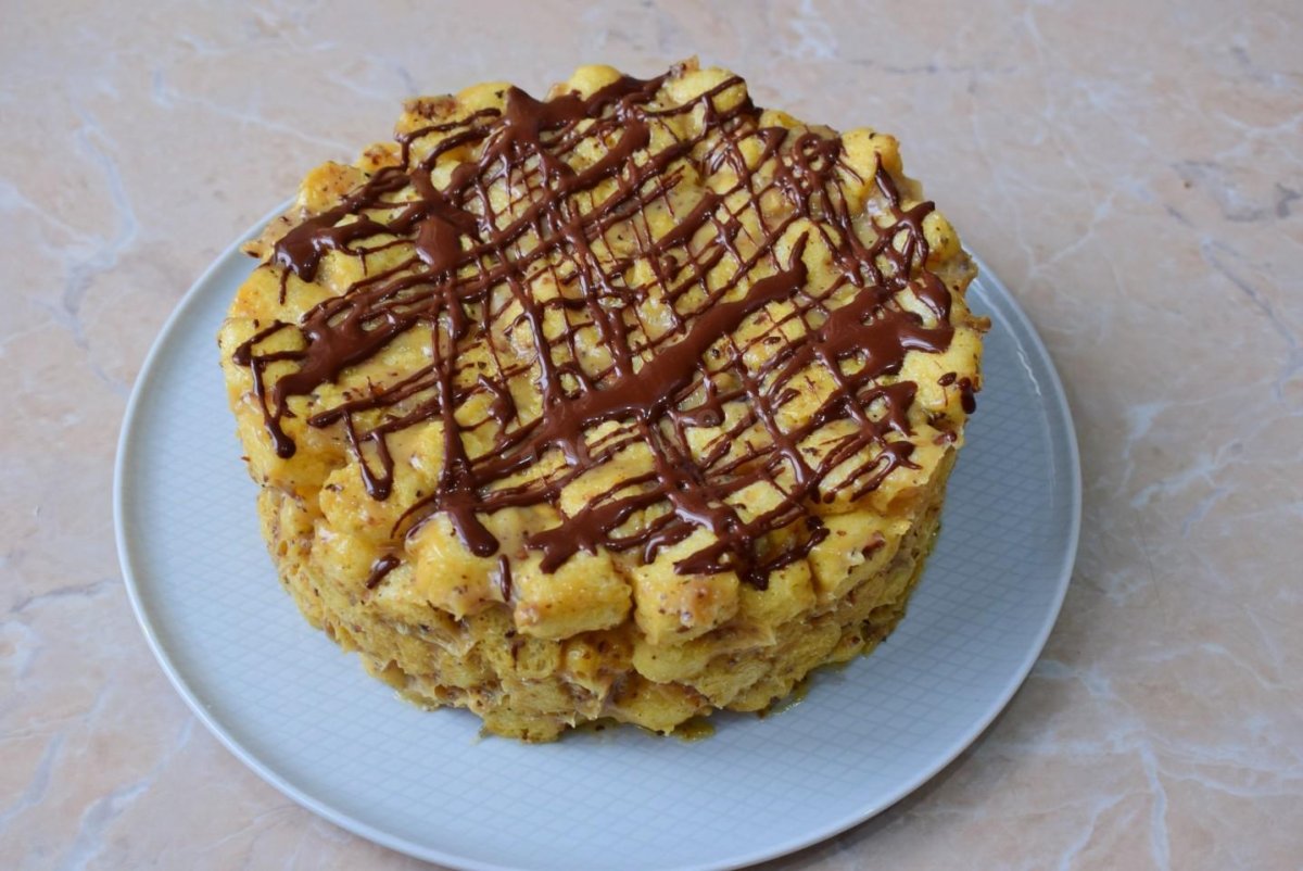 Чак Чак из кукурузных палочек и ирисок