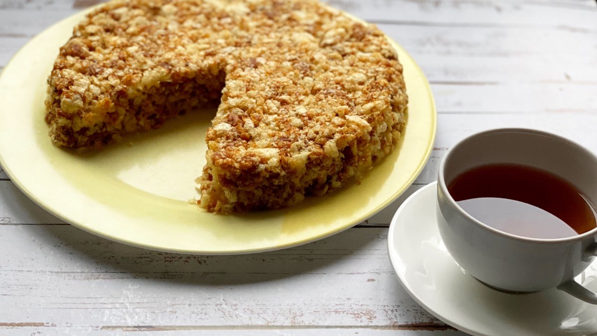 Чак Чак из кукурузных палочек и сгущенки