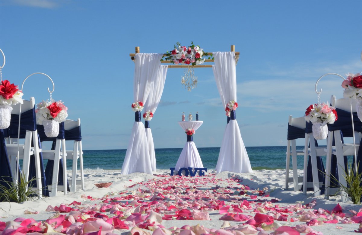 Свадебная церемония на море