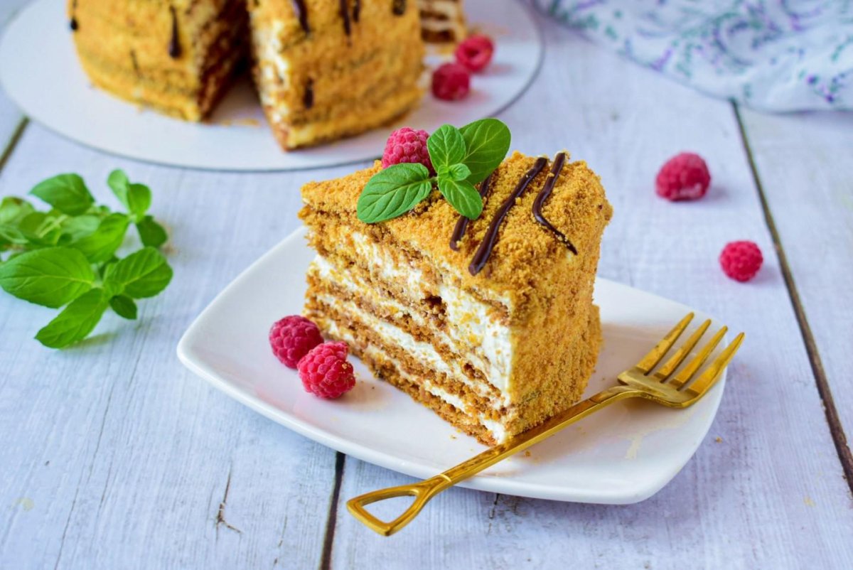 Медовые коржи для медовика