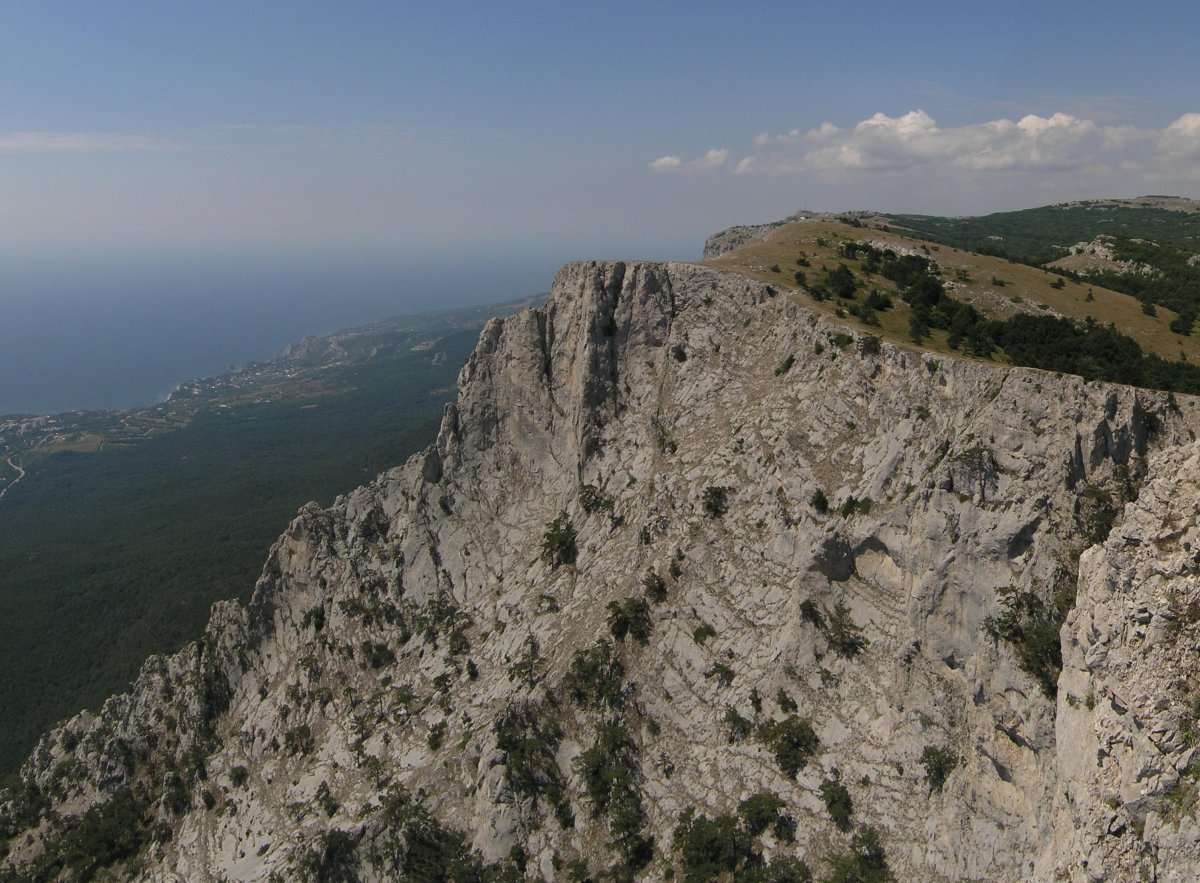 Природа ай Петри с моря