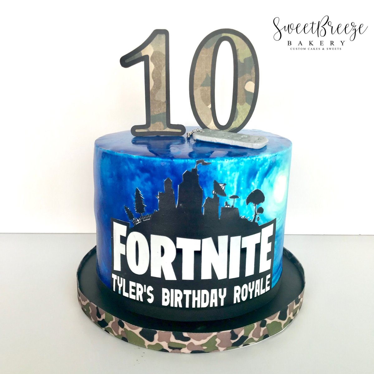 Торт ФОРТНАЙТ 10 лет на день рождения