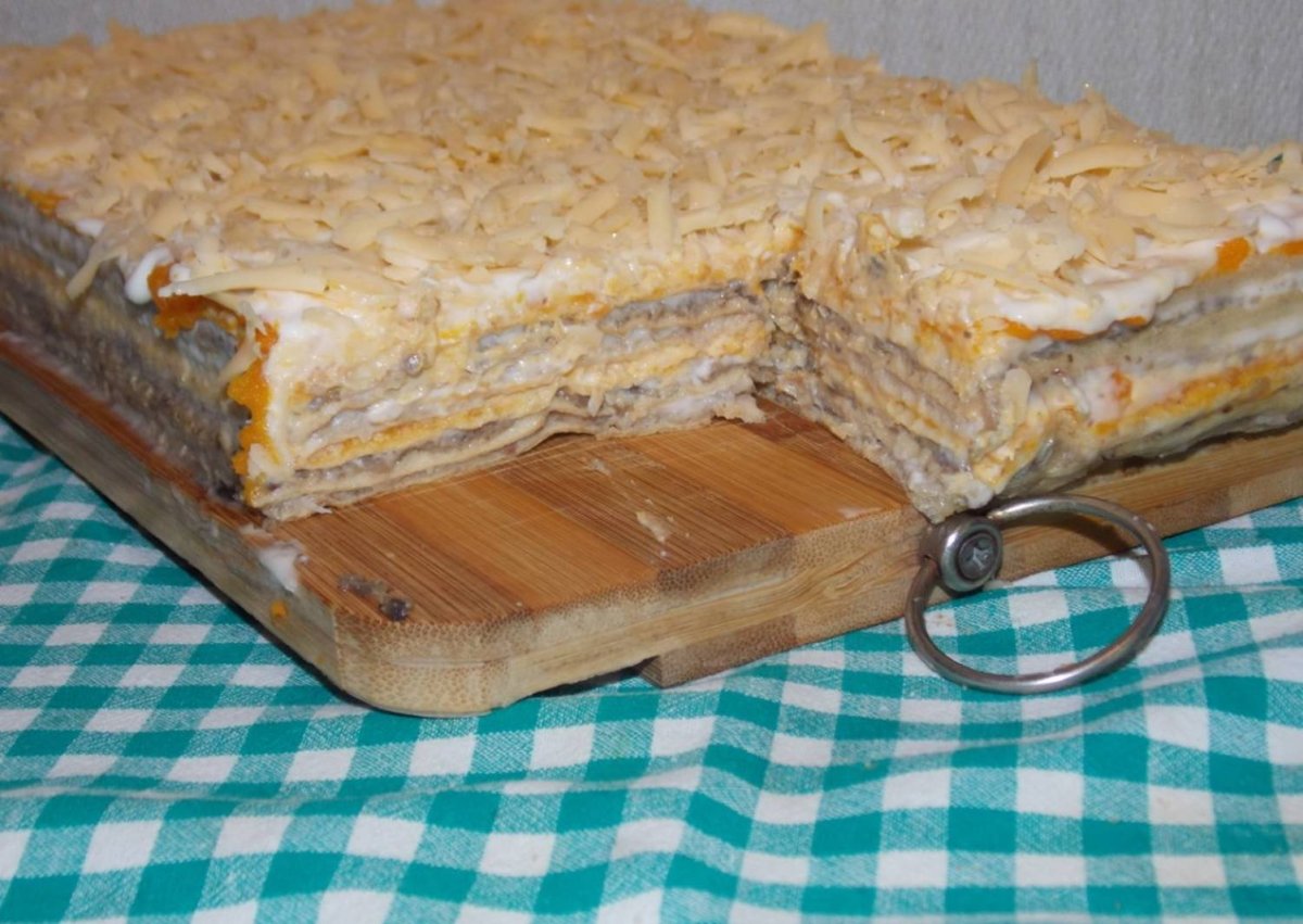 Коржи для рыбного пирога