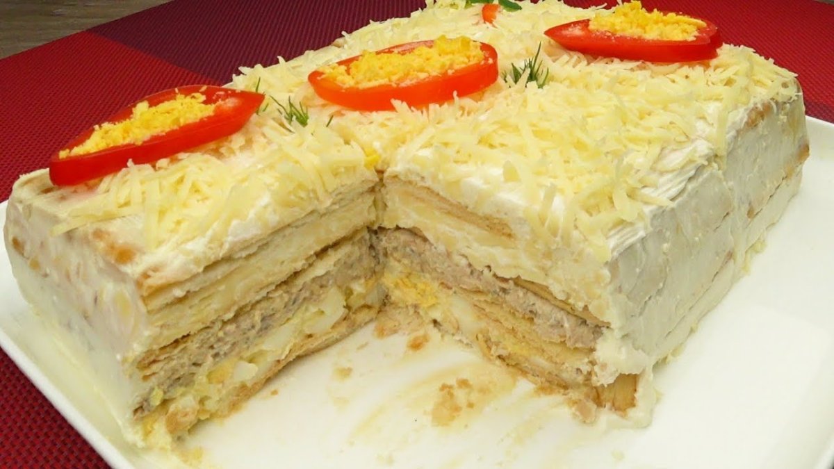 Закусочный торт «Наполеон» snack Cake "