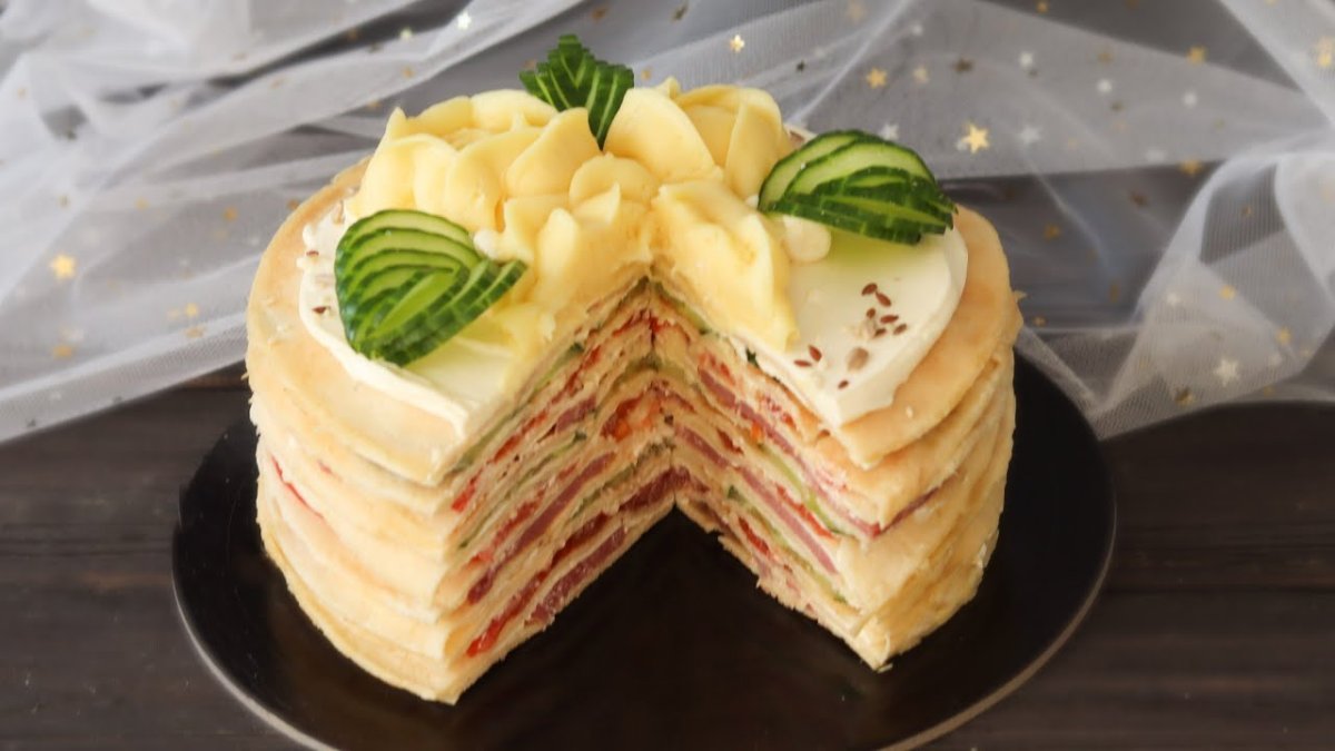 Мясные и рыбные торты