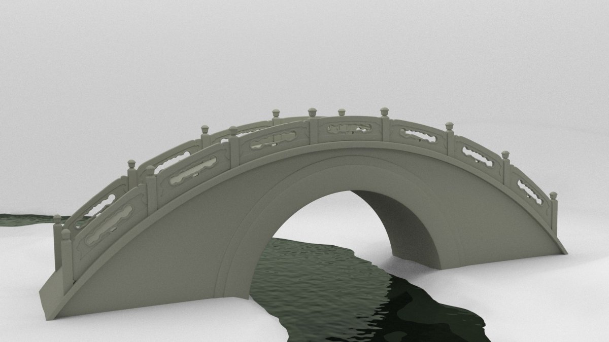 3d-модель моста Белелюбского