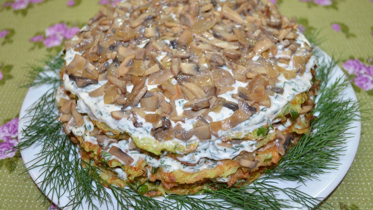 Торт из кабачков фото домашнее
