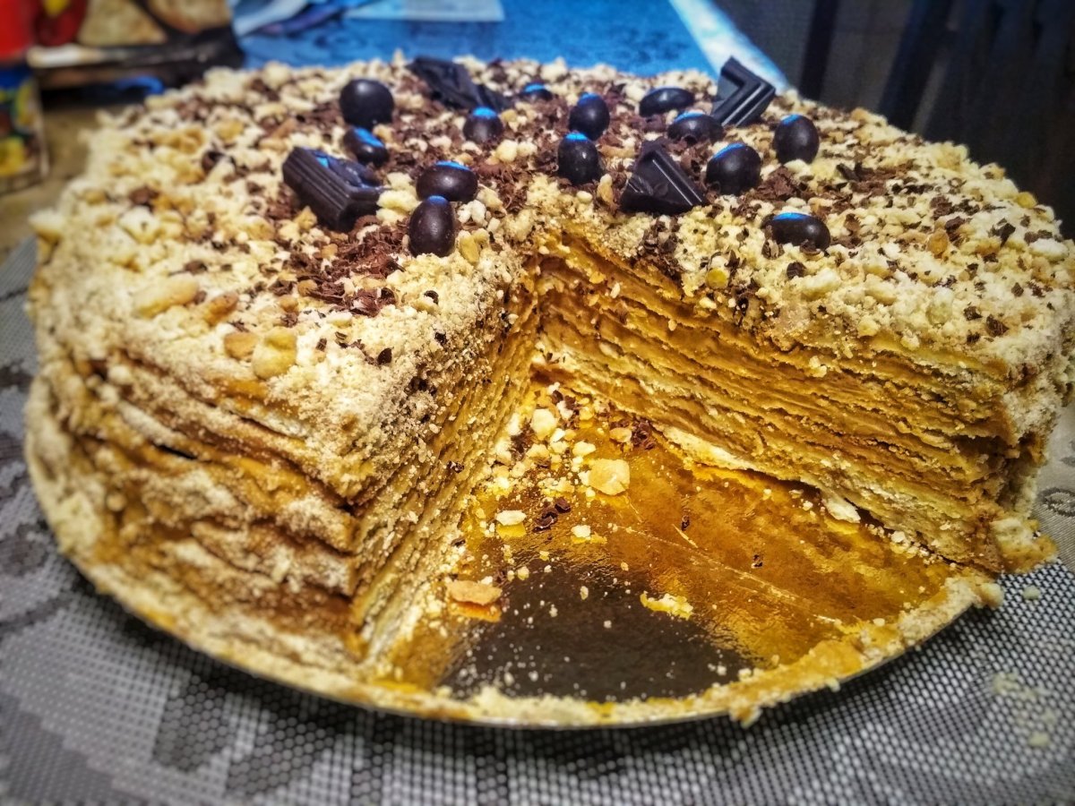 Торт из сгущенного молока